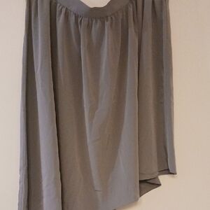 Ashley Stewart Gray High-Low Skirt
